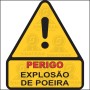 Perigo - Explosão de poeira 